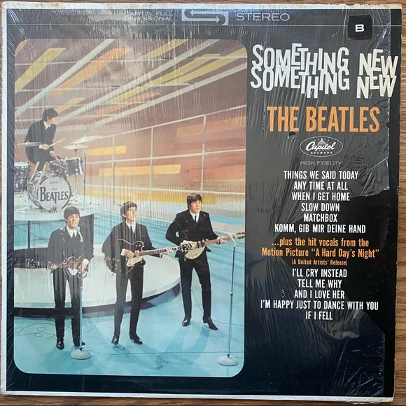 The Beatles Something New Vinyl Record - Picture 1 of 7